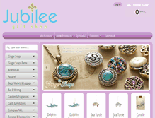 Tablet Screenshot of jubileegiftshop.com